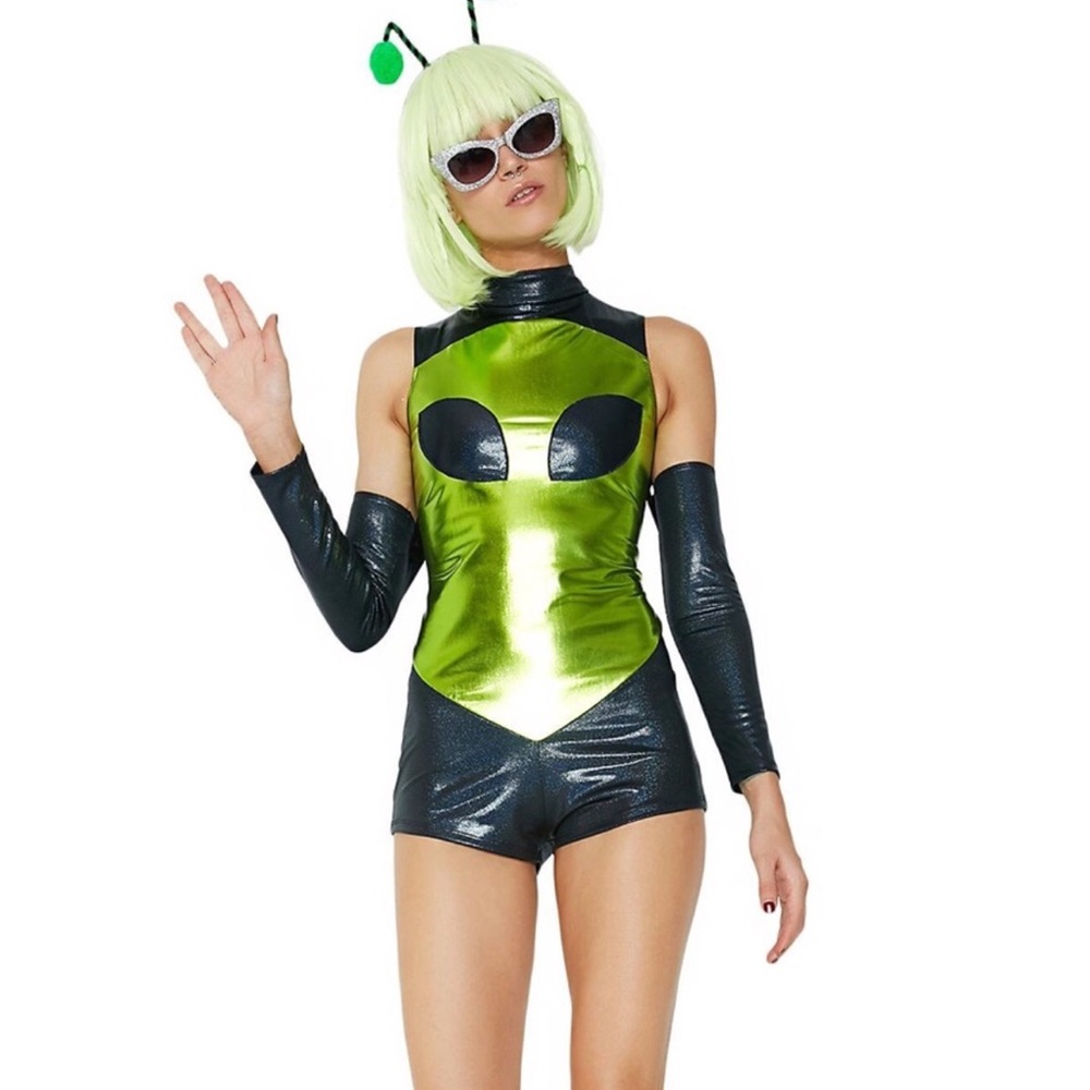 METALLIC ALIEN COSTUME 👽DOLLSKILL👽